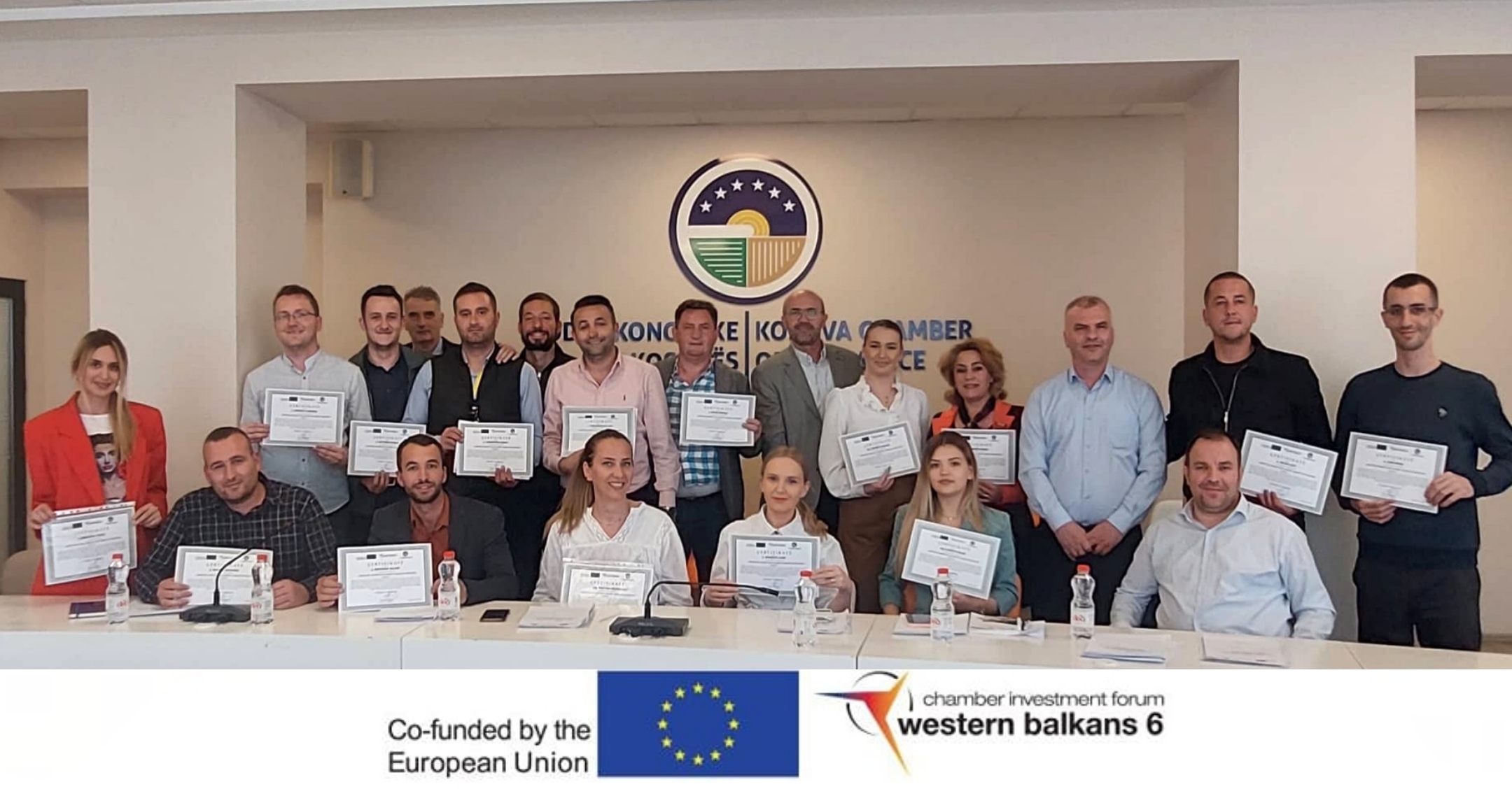 Successfully completed the two days training – “Business networking and securing markets in times of crisis” organized by the Kosovo Chamber of Commerce within the EU funded project “EU support to the WB6 CIF”